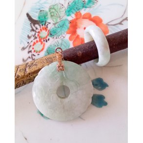 Vintage smykkest i jade 