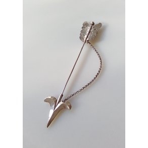 Vintage hattenl i slv 