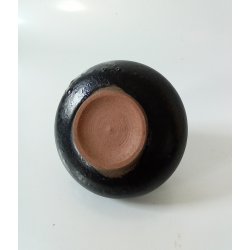 Retro keramik vase med lustre glasur