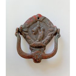 Gammel d�rhammer i messing 