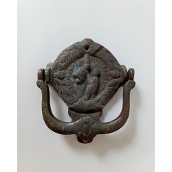 Gammel drhammer i messing 