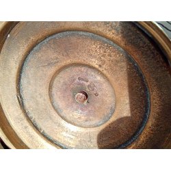 Art Deco bronze lysestager 