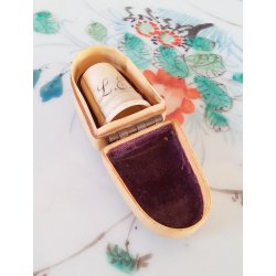 Victoriansk fingerbl udskret i ben " elfenben "