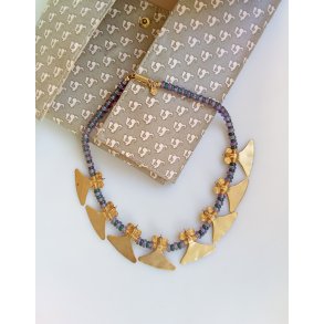 Joyeria Cano / Galeri Cano guld belagt halscollier 