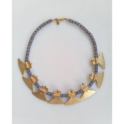 Joyeria Cano / Galeri Cano guld belagt halscollier 