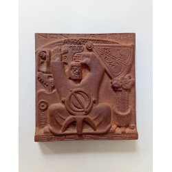 Retro keramik relief 