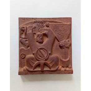 Retro keramik relief 