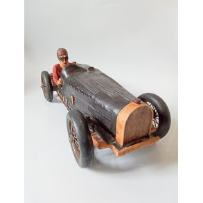 Vintage Bugatti race car model