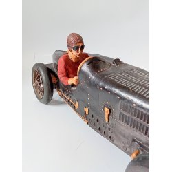 Vintage Bugatti race car model