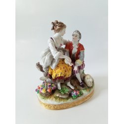 Wien, strig porceln figur 