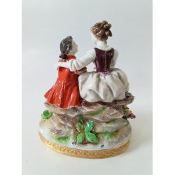 Wien, strig porceln figur 