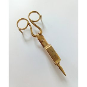 Antik lysesaks / lyseslukker i messing 