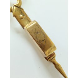 Antik lysesaks / lyseslukker i messing 