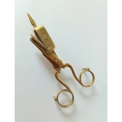 Antik lysesaks / lyseslukker i messing 