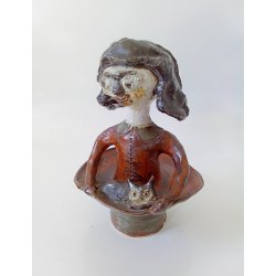 Anne og Peter Staugaard Bornholm keramik figur / skulptur 