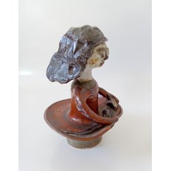 Anne og Peter Staugaard Bornholm keramik figur / skulptur 