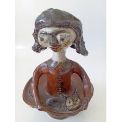 Anne og Peter Staugaard Bornholm keramik figur / skulptur 