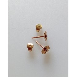 Guld reringe med rgkvarts 