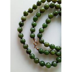 Vintage jade halsk�de 