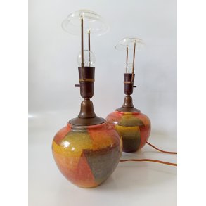 Vintage bordlamper i keramik 