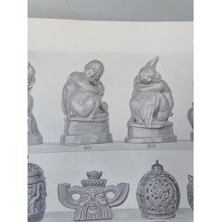 L.Hjorth No. 801 keramik figur 