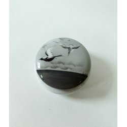 Heubach porceln krukke med lg / bonbonniere 