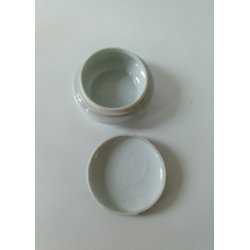 Heubach porceln krukke med lg / bonbonniere 