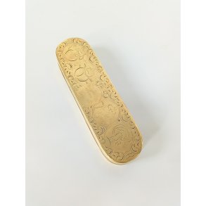 Antik tobaksdse / snusdse udfrt i messing og kobber