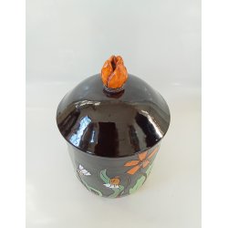 Daina keramik, stor krukke med lg 