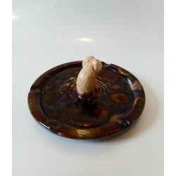 Antik skl i glaseret keramik 