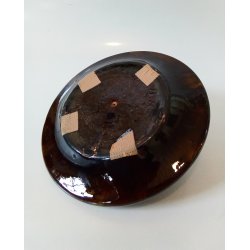 Antik skl i glaseret keramik 