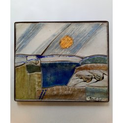 Birgit Krogh keramik relief 