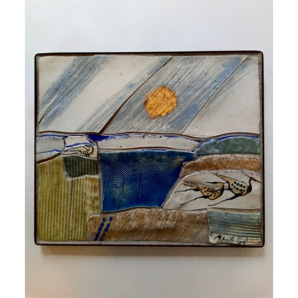 Birgit Krogh keramik relief 