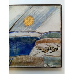 Birgit Krogh keramik relief 
