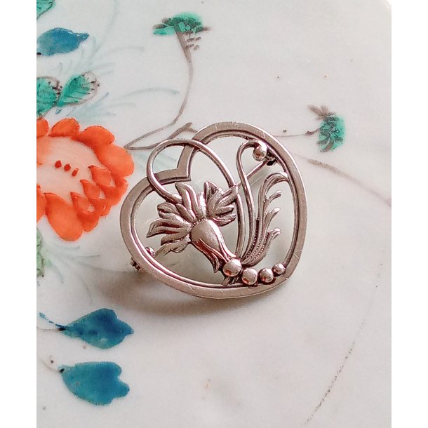 Thor Selzer Madsen broche i slv 