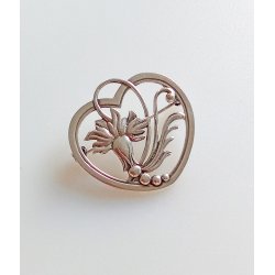 Thor Selzer Madsen broche i slv 