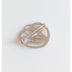 Thor Selzer Madsen broche i slv 