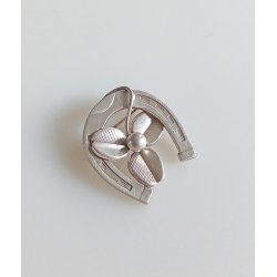 Art Deco slv broche