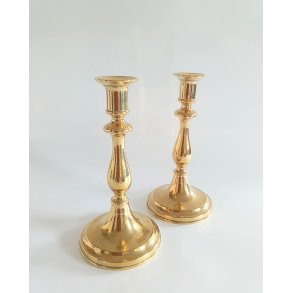 Antikke Danske lysestager/ brudestager