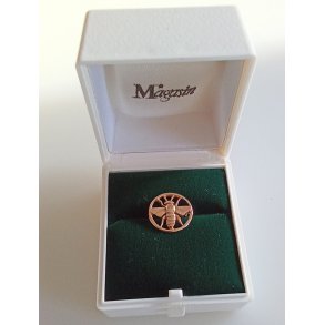 Volmer Bahner broche i 14 karat guld 