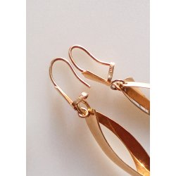 Retro smykkest i 14 karat guld prydet med turkis