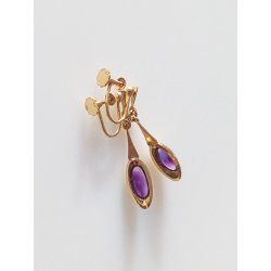 Hans Jensen &amp; Co. Retro reskruer i 14 karat guld 