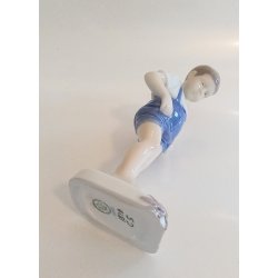 Bing &amp; Gr�ndahl figur, Dreng med krabber Nr. 1870