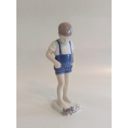 Bing &amp; Gr�ndahl figur, Dreng med krabber Nr. 1870