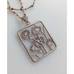 Chr. Veilskov halsk�de med vedh�ng i s�lv 