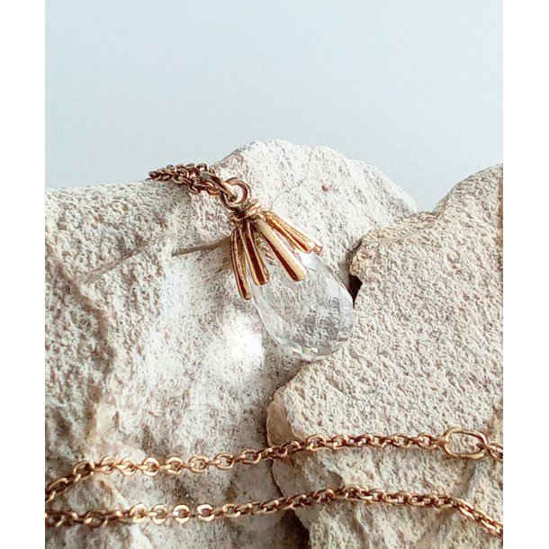  Scrouples  halsk�de i forgyldt s�lv med vedh�ng