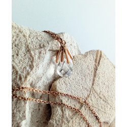  Scrouples  halsk�de i forgyldt s�lv med vedh�ng