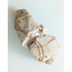  Scrouples  halsk�de i forgyldt s�lv med vedh�ng