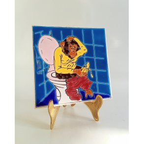 Retro keramik relief/ flise 