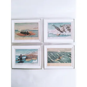 Fire gr�nlandske illustrationer af Aron fra Kangeq